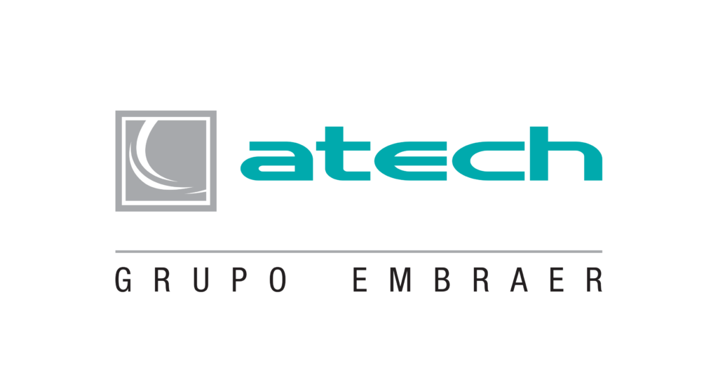 The image displays the logo of Atech, a renowned partner company that played a key role in the development of the iCrop Monitor.